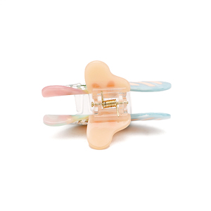 YIYI 7.8cm épissage papillon Animal griffe pince bâton <span class=keywords><strong>strass</strong></span> acétate <span class=keywords><strong>cheveux</strong></span> griffe personnalisé haute qualité pince à <span class=keywords><strong>cheveux</strong></span> pour fille - Product Image 5