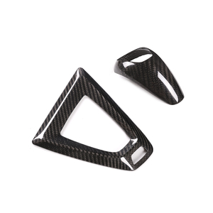 Pour BMW F80 F82 M3 M4 2014-2019 accessoires intérieurs en Fiber <span class=keywords><strong>de</strong></span> carbone véritable couvercle <span class=keywords><strong>pommeau</strong></span> <span class=keywords><strong>de</strong></span> levier <span class=keywords><strong>de</strong></span> <span class=keywords><strong>vitesse</strong></span> panneau capuchon garniture - Product Image 3