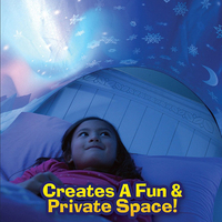 Castillo de Juguete Mágico de Lujo para Niños y Niñas, Mundo de Nieve Espacial de Ensueño, Unicornio, Casa de Juegos, Tienda de Campaña para Cama