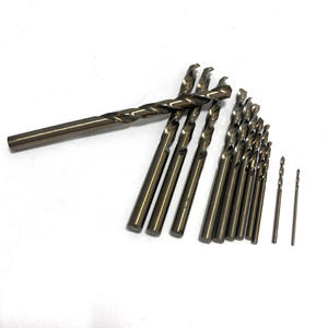Jeu de forets hélicoïdaux Sodaril 13 pièces en acier au cobalt, tige droite, finition dorée, pour perçage du métal - Product Image 4