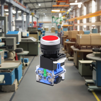 Saklar Tombol Tekan La38 10A 220v 1NO 1NC 2NO 2NC Kombinasi Momentary Push Industrial 22mm Saklar Tombol Mikro untuk Mobil/Lift