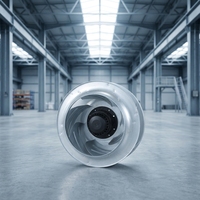 Everflow XH355FLW5A AC-Serie FLW Rückwärtsgekrümmter Radialventilator Aluminiumlegierung Flügel 380V 1380U/min 150W IP44 Kugellager OEM ISO