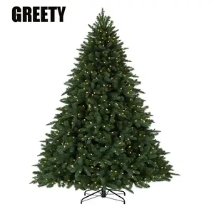 Hebzucht Groothandel Hoge Kwaliteit Kunstmatige Kerstboom, Beste Kunstmatig Voorverlicht Synthetisch Materiaal Kerstboom