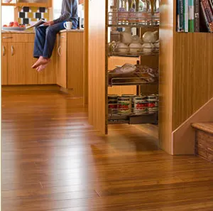 IOS Certified/CE Certified Hot Sale Bamboo Flooring Customizable Thickness Natural Horizontal Bamboo Flooring