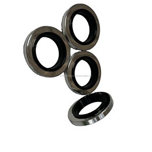 Joint d'étanchéité en acier inoxydable argenté Mengma, 60x85x10mm, avec garantie de 6 mois, pour pièces de compresseur d'air industriel à vis - Product Image 1