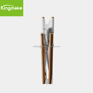 Chaise d'extérieur pliante moderne noire pour hôtel, bistro, café, terrasse, meubles de patio, chaises de jardin - Product Image 4