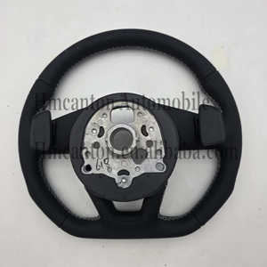 Volant en cuir de qualité pour Audi A4 RS3 RS5 RS6 A6 C7 C6 A7 A3 RS7 TTRS TT R8 S4 Volant de voiture - Product Image 3