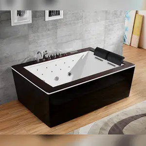 מודרני ומינימליסטי חום מלבני ספא בריכת עיסוי whirlpool למרות אמבטיה כפולה 1.8 מטר דירה וילה