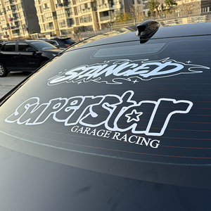 Không thấm nước UV kháng tùy chỉnh xe phía sau kính chắn gió cửa sổ Banner Vinyl chuyển dán với độ bền cao - Product Image 4