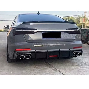 ใช้สำหรับ Audi A6 C8 ปี 2019 2020 2021 2022 สปอยเลอร์ ABS พลาสติก ลายคาร์บอนไฟเบอร์ ปีกหลังฝากระโปรงท้าย ชุดแต่งรถยนต์ - Product Image 6
