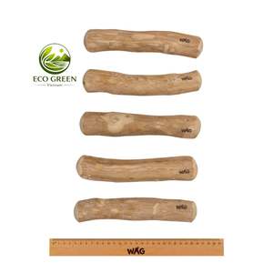 Os à mâcher en bois de café naturel pour chiens, bâtonnet à mâcher en bois de café, jouet en bois pour nettoyer les dents des animaux de compagnie - Product Image 5