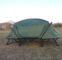 Portable 2 personnes pliable tenda velbed tente de lit de Camping de luxe avec lit surélevé étanche auto hors sol tente
