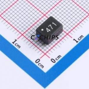 XRGM0904C-471Y Common Mode Filter SMD-4P,9.5x5.6mm RF 500V 600mA 1.2kOhm@2MHz 470uH@100kHz - Product Image 1
