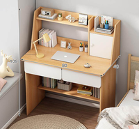 Bureau d'ordinateur mural moderne et simple en PVC et MDF pour étudiant, idéal pour l'écriture dans la chambre ou le salon