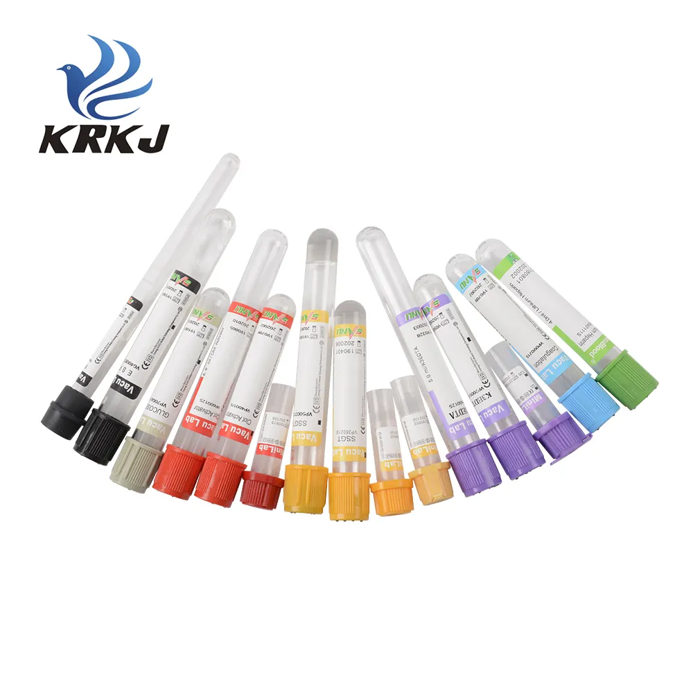 KD411 tubes de prélèvement sanguin en plastique sous vide médical vétérinaire pour animaux de compagnie