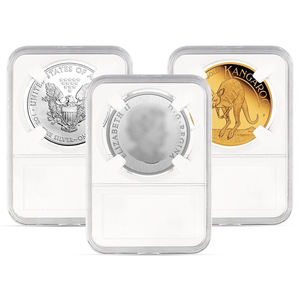 Moneda de Oro CAC ACC de 0.5g, Reapertura, Encapsulada, Clasificada, 27 Tamaños, Transparente, Losa Moneda Grado, Certificada - Product Image 3