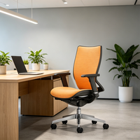 Chaise de bureau pivotante de luxe en gros, entièrement en maille, ergonomique et confortable