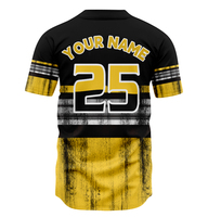 Vente en gros de maillots de baseball personnalisés sublimés, 100% polyester, séchage rapide, maille respirante, uniformes de softball, maillot de baseball