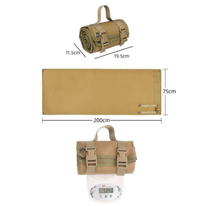 Colchoneta Impermeable para Camping de Tela Oxford 600D, 200*75cm, Ultraligera, Plegable, para Playa y Tierra, WD-M002, Nailon - Product Image 3