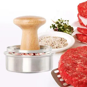 E-PIN heißer Verkauf Edelstahl Fleisch presse Hamburger Burger Press Patty Maker Form für BBQ Barbecue Grill