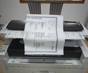 Equipo Multifuncional de Formato Ancho RICOH <span class=keywords><strong>MP</strong></span> W6700 Remanufacturado Premium, Impresora A0, Escáner de Dibujos de Ingeniería, Equipo de Oficina - Product Image 5