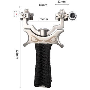 Langlebige Edelstahl-Schleuder mit 360 Grad Drehbarem Bogenkopf Geeignet für Outdoor-Jagd und Schießspiele - Product Image 6