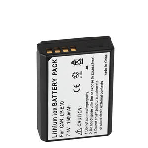 สำหรับกล้องดิจิตอล T3 T5 T6 KISS X50 X70 <span class=keywords><strong>EOS</strong></span> 1100D 1200D 1300D 2000D <span class=keywords><strong>4000D</strong></span> แบตเตอรี่ลิเธียมแบบชาร์จได้ LP-E10 7.4V - Product Image 2