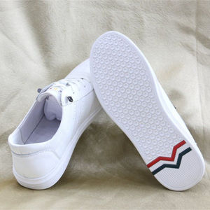 Última moda Casual ocio al aire libre zapatilla <span class=keywords><strong>de</strong></span> <span class=keywords><strong>deporte</strong></span> uso diario hombres zapato <span class=keywords><strong>de</strong></span> cuero blanco - Product Image 5