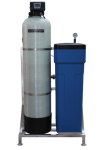 Sistema de regeneración de resina de intercambio iónico montado en plataforma, tanque único de 4000 L/h para ablandar agua y eliminar la dureza. - Product Image 5