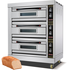 เตาอบพิซซ่าแก๊สเชิงพาณิชย์ขนาดใหญ่ 2 ชั้น จากโรงงาน - เตาอบไฟฟ้าใหม่ยอดนิยมในตลาดข้ามพรมแดน - Product Image 1