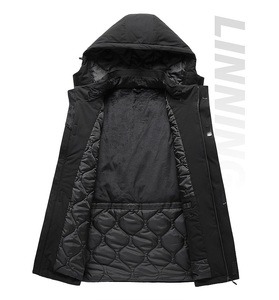 Calentador de invierno alimentado por batería 12V abrigo calentado al aire libre esquí rompevientos impermeable hombres chaqueta calentada - Product Image 5