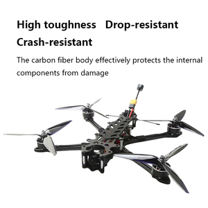 Dron FPV de Largo Alcance (<span class=keywords><strong>5</strong></span>-20KM) de 7 Pulgadas, Kit BNF F4 F405 FC, Capacidad de Carga de <span class=keywords><strong>2</strong></span>-3 kg, Transmisor y Receptor de Cámara FPV de <span class=keywords><strong>5</strong></span>.8ghz, al Precio Más Bajo - Product Image 2