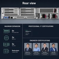 Server HPE ProLiant Compute DL340e Gen12 con Intel Xeon 6 144 Core, 2TB DDR5 6400MT, 24x LFF, 10x EDSFF, Server di Archiviazione 2U Rack