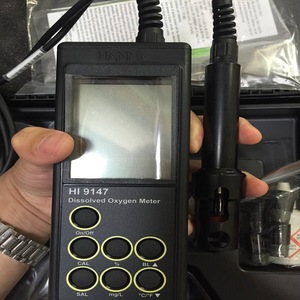 Analizador portátil de oxígeno disuelto Hanna Hi9147 para pruebas de calidad del agua en acuicultura - Product Image 4
