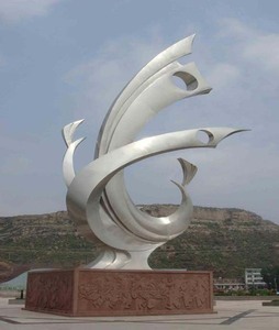<span class=keywords><strong>Sculpture</strong></span> en <span class=keywords><strong>métal</strong></span> moderne abstraite de taille réelle, populaire et personnalisée, en <span class=keywords><strong>métal</strong></span> poli ou mat, pour la vente - Product Image 5