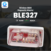 Dongle Bluetooth OBD2 BLE327, Compatible con Estadísticas de Viaje y Recordatorios de Mantenimiento, Compatible con OBD2
