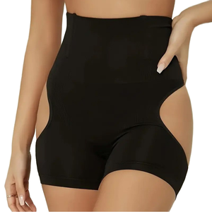 Taille haute sans couture Shapewear pour les femmes hanche et fesses levage ventre serrage corps Shaper tenue quotidienne slips amincissants - Product Image 3