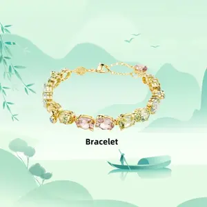 Conjunto de Joyería para Mujer 2025, Anillos Ajustables con Circonitas, Collares y Pulseras Irregulares, Diseño Exquisito y Moderno, Ideal para Regalo de Aniversario - Product Image 3