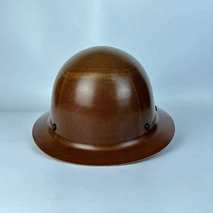 HBC ANSI Z89.1 타입1 클래스 G 경량 유리섬유 광산용 풀 브림 안전모 산업용 건설용 하드 햇 - Product Image 3