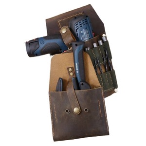 Electrician's <b>tool</b> waist <b>bag</b>, wearable <b>bag</b>, tape measure leather case, multi-functional EDC <b>tool</b> set, outdoor gear - Product Image 5