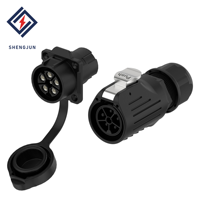 Connecteur d'alimentation circulaire étanche IP68 LP28 480V mâle-femelle 3/5 broches 16A 32A Prise aviation