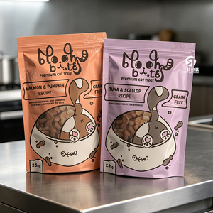 Custom Printed Aluminum Foil Pet Treat <b>Packaging</b> <b>Bags</b> Moisture Proof Resealable Dog Food Cat Food <b>Packaging</b> Pouch - Product Image 1