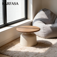 Table basse multifonctionnelle en bois de style crème pour appartement, salon, maison, petite, simple, tendance, en fer forgé, Martini