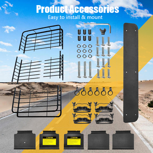 Fabricant universel 150lbs 64 "X 39" pouces en acier Suv voiture Cargo Rooftop Basket Holder <span class=keywords><strong>porte</strong></span>-bagages <span class=keywords><strong>porte</strong></span>-bagages de toit - Product Image 5