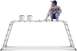 <span class=keywords><strong>Escalera</strong></span> Plegable de <span class=keywords><strong>Aluminio</strong></span> <span class=keywords><strong>Lidl</strong></span>, <span class=keywords><strong>Escalera</strong></span> Multiusos - Product Image 2