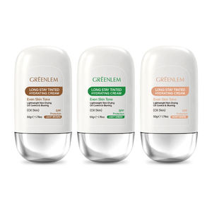 Crème hydratante éclaircissante Greenlem avec collagène hydrolysé et hyaluronate de sodium pour peaux grasses - Utilisation de jour Marque privée 50g - Product Image 6