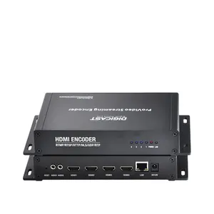 Mini codificador portátil de 4 canales H264 H265 1080P 60FPS Codificador de audio y video