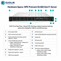 Server Rak HPE ProLiant DL360 Gen11 4510 1U NVMe Boot MR408i-o 4GB RAID 2x800W RPS Tugas Berat Kritis-Misi