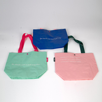 Sac tissé écologique personnalisé à bas prix, sac de shopping, sac tissé en PP avec poignées