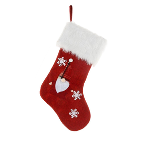 Nouvel an et noël lumineux Led noël femmes <span class=keywords><strong>chaussettes</strong></span> père noël bonhomme de neige brodé vacances bas noël cadeau sacs - Product Image 5